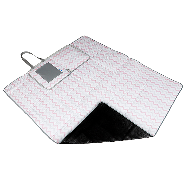 Tapetinho de Passeio Piquenique Resistente Água KaBaby Rosa