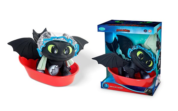Eclipse Hora do Banho Baby Dragões Como Treinar o Seu Dragão