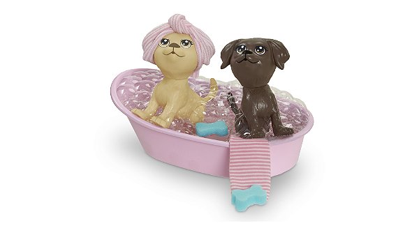 Barbie Mini Pets Hora do Banho - Diversão e Cuidados