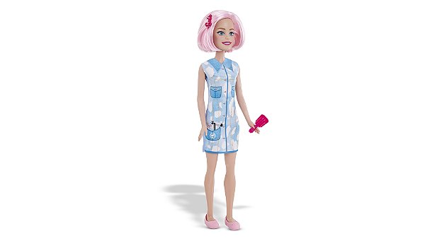 Barbie Large Doll Hair Tiara, Secador, Escova e Muito Mais
