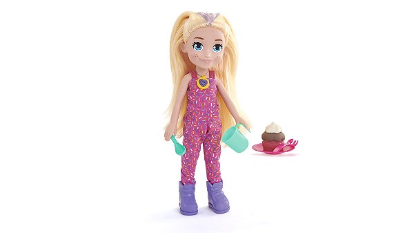 Boneca Polly Pocket Picnic Aventura com Acessórios de Picnic