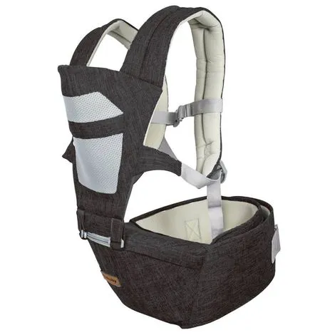 Canguru Seat Air KaBaby Preto  Conforto e Suporte Ergonômico