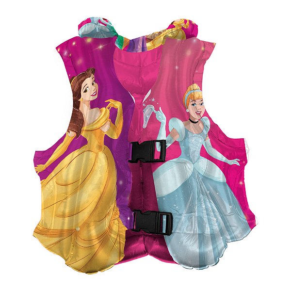 Colete Inflável Princesas - Magia e Segurança para Crianças