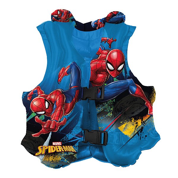 Colete Inflável Spider-Man Aventura e Proteção para Crianças