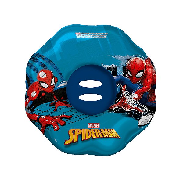 Boia Inflável Circular com Fralda e Cobertura Spider Man