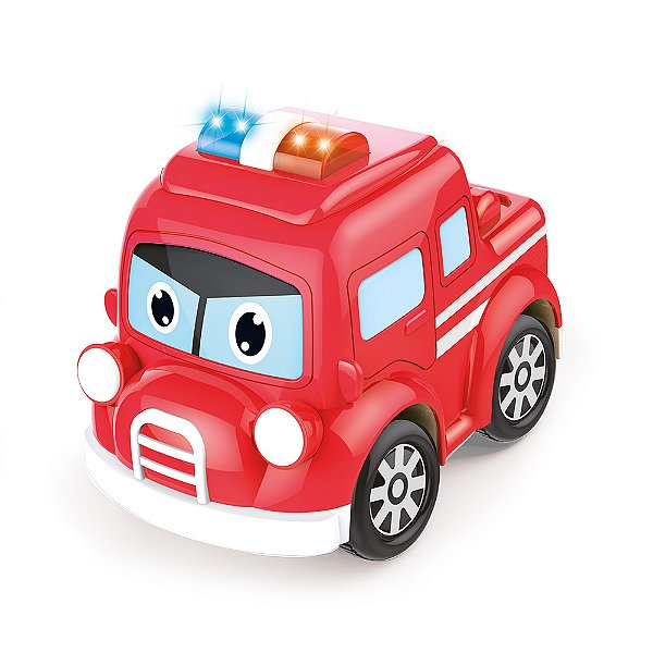 Carrinho Bombeiro Musical Baby Land Infantil Anda Sozinho