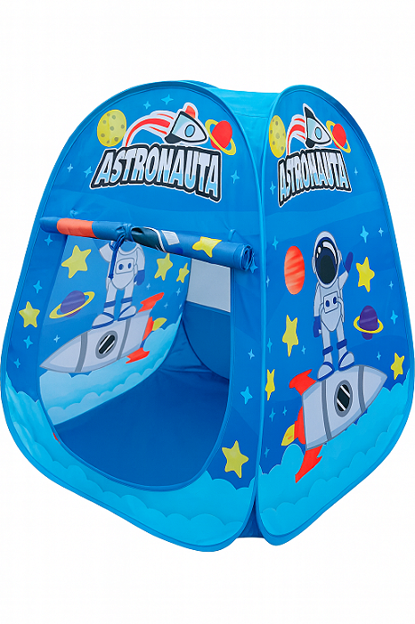 Barraca Infantil Cabana Astronauta Divertido Dobrável Bebe
