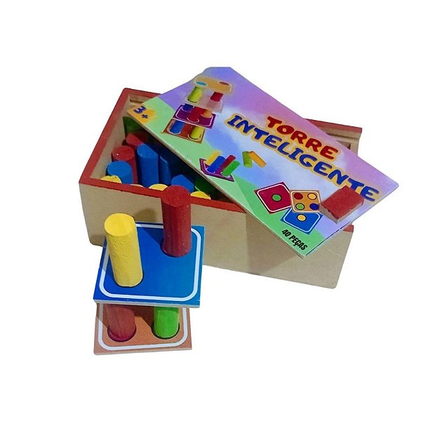 Jogo Educativo Divertido Torre Inteligente Criança Bebe
