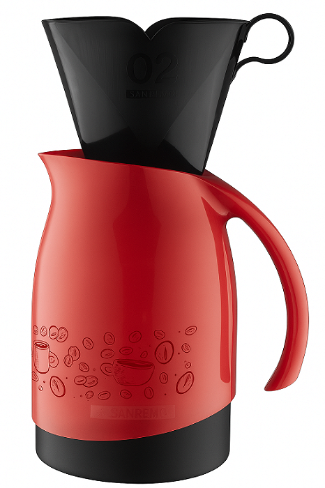 Garrafa Térmica Café 700ml Bule Suporte Porta Filtro 102