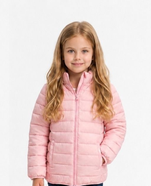 Jaqueta Puffer Infantil Juvenil Casaco Menina com Touca