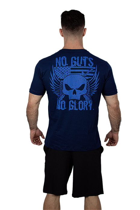 CAMISETA BLACK SKULL NO GLORY PETRÓLEO