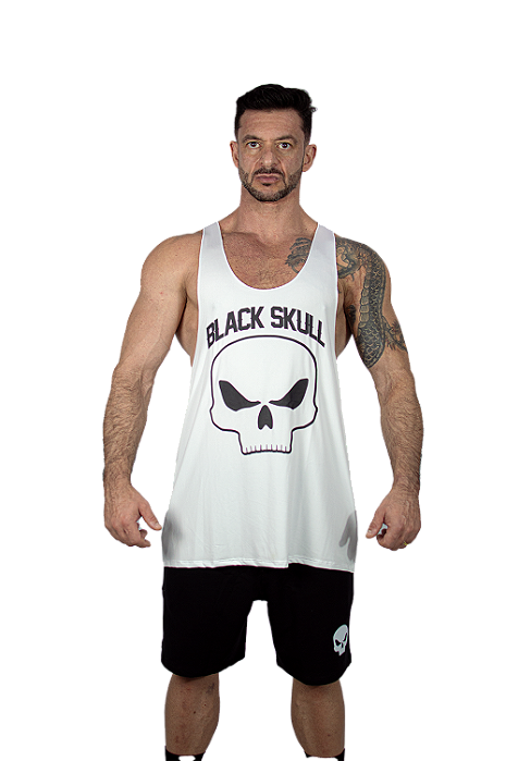 REGATA BLACK SKULL BODYBUILDER BRANCA