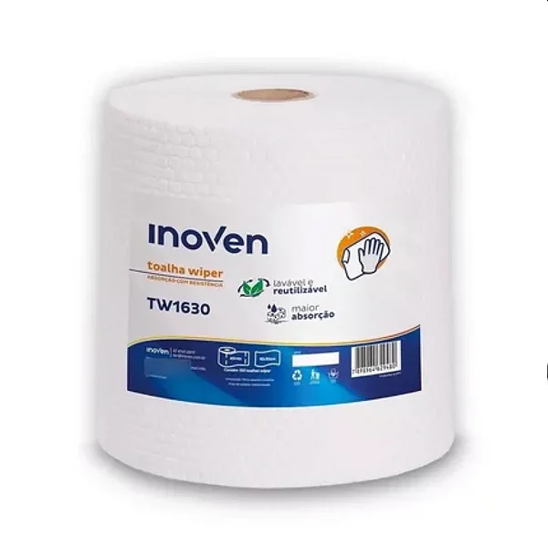 Pano Wipper Branco Inovem TW1630 - 16cm x 30 cm - 150 unidades