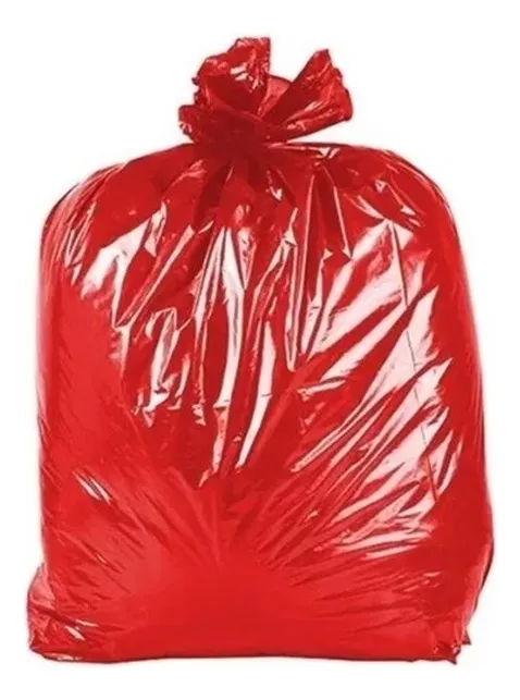Saco de Lixo - 40L - P35 - 25 unidades - Vermelho