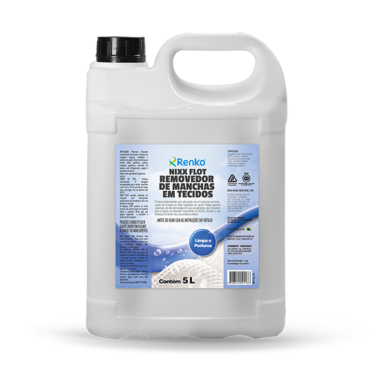 Nixx Flot - Removedor Manchas Em Tecidos - 5L - Renko