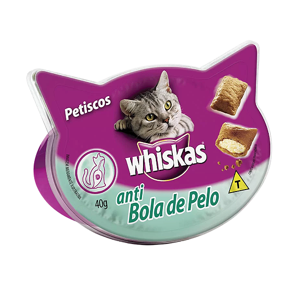 Whiskas Anti Bola Pelo 40 Gr