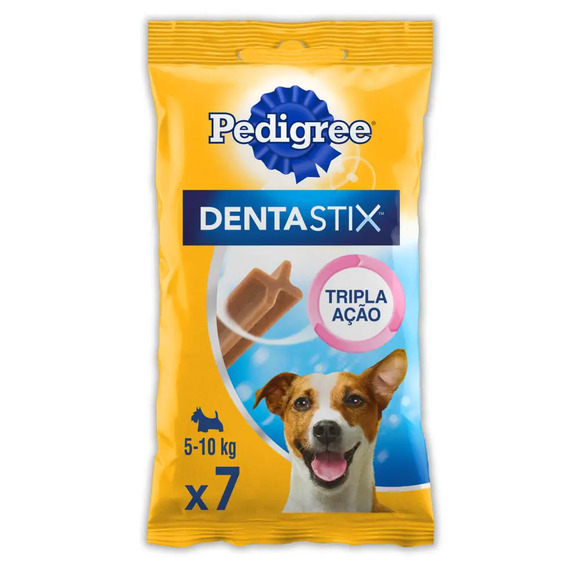 Petisco Pedigree Dentastix Cuidado Oral Cães Adultos Raças Pequenas 7 unidades