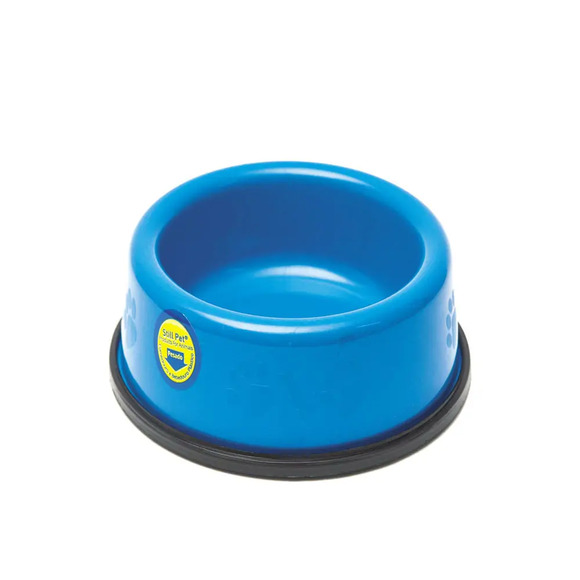Comedouro e Bebedouro Pesado para Filhotes Tudo Pet Azul 450 ml