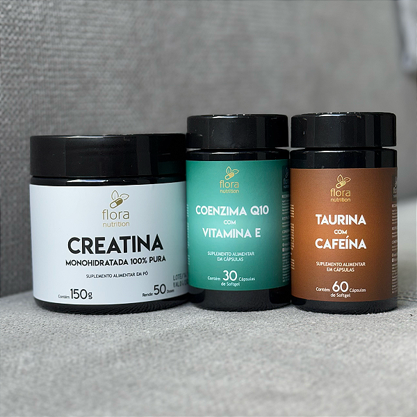 Energia e Performance (Creatina + Cafeína + Coenzima)