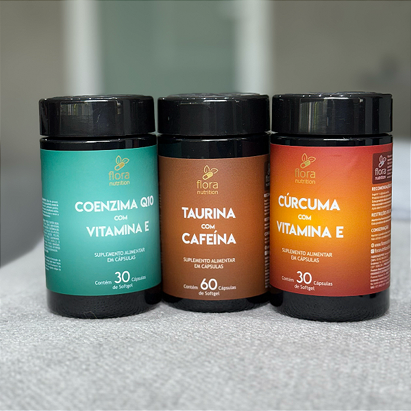 Energia e Foco Total (Coenzima + Cúrcuma + Cafeína)