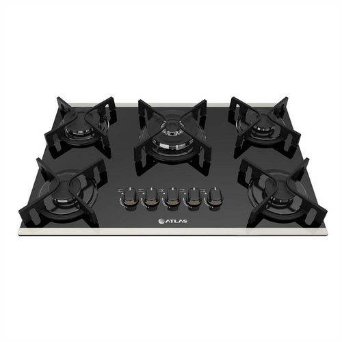 FOGAO GAS 5Q COOKTOP GLASS PTO V01 DC5VTZ PS0 V01