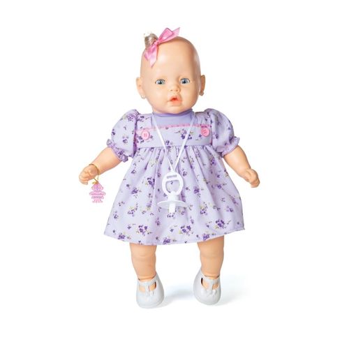 BONECA NENEZINHO VESTIDO LILAS