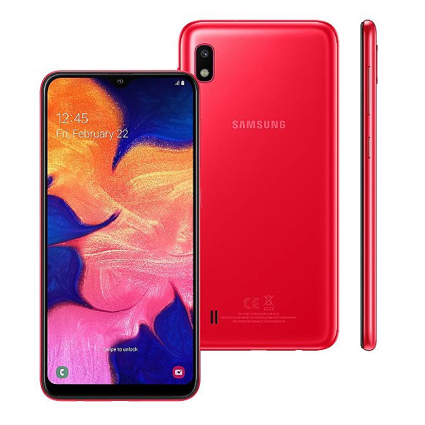 SAMSUNG MIXTEL GALAXY A10 32GB SM-A105M/32DL VERMELHO (7892509107549)