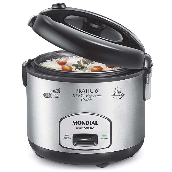 PANELA ELETRICA DE ARROZ PE 43 6 XICARAS 127V 60Hz