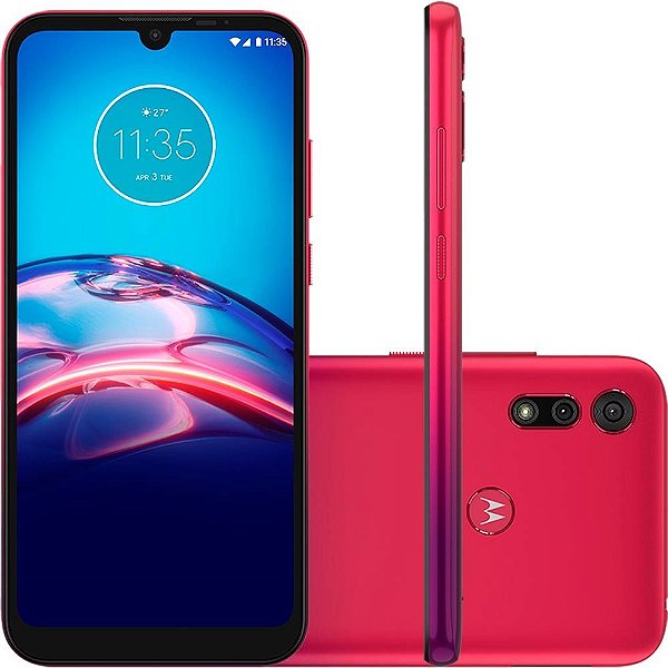 MOTOROLA XT2053-5 VERMELHO MAGENTA - MOTO E6S 64GB (7892597349999)