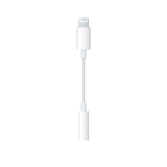 Adaptador de Lightning para conector de fones de ouvido de 3,5 mm