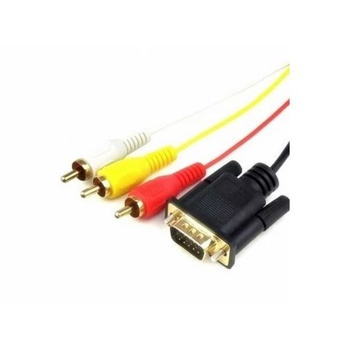 CABO VGA - 3RCA 1,5M - LELONG