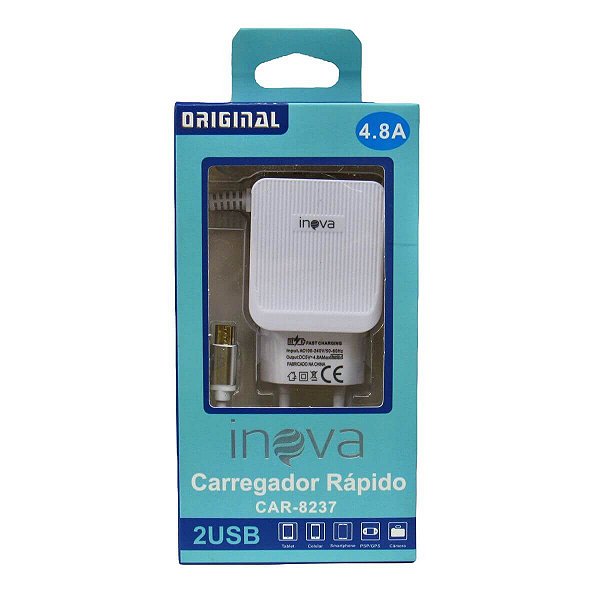 CARREGADOR INOVA CAR8237