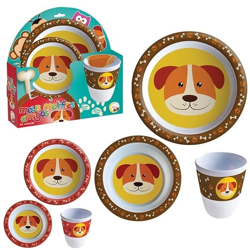 KIT REFEICAO MELAMINA CACHORRO