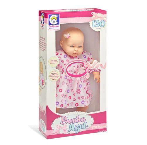 BONECA SONHO AZUL 120 FRASES