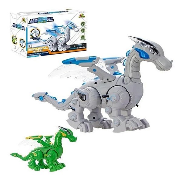 ROBO DRAGAO COM LUZ E SOM