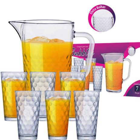 CJ JARRA E COPOS VIDRO 7PCS BU