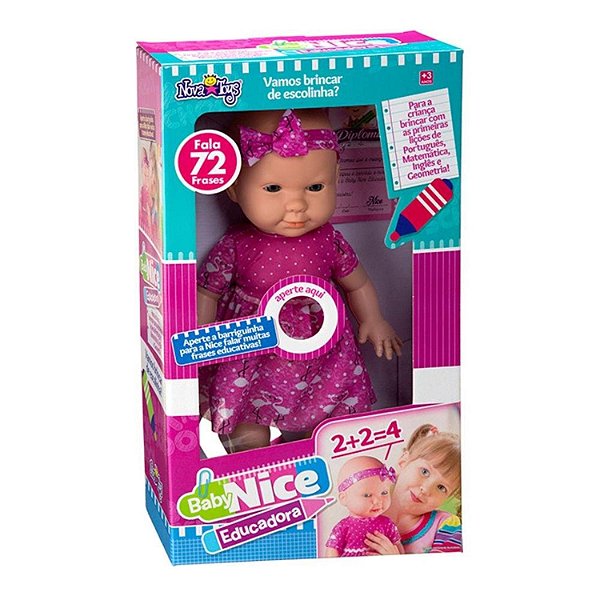 BONECA NICE EDUC C/ 72 FRASES