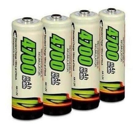 PILHA RECARREGÁVEL CARTELA C/ 4 UNIDADES SDNMY AA 4700 MAH