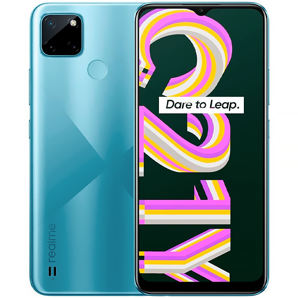 Smartphone realme C21-Y RMX3263 Dual SIM de 64GB / 4GB RAM de 6.5 13 + 2 + 2MP / 5MP - Cross Blue