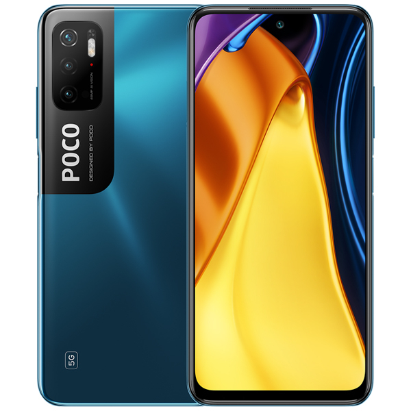 Smartphone Xiaomi POCO M3 Pro 5G Dual SIM de 128GB / 6GB RAM de 6.5 48 + 2 + 2MP / 8MP - Cool Blue (Global)
