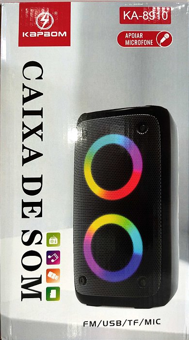 CAIXA DE SOM BT C/CONTROLE KA-8910