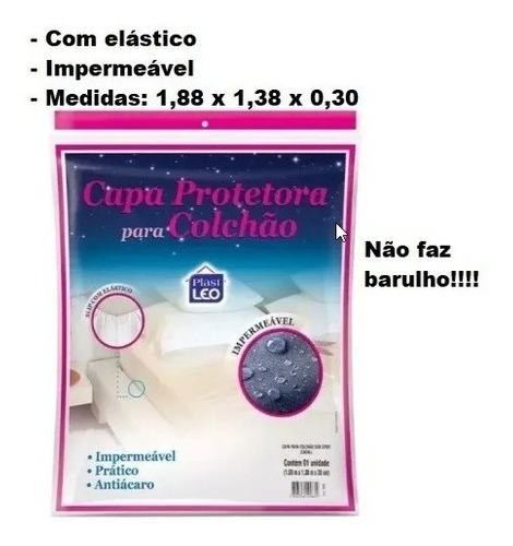 CAPA COLCHAO CASAL C/ELASTICO
