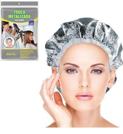 TOUCA METALIZADA PARA CABELO