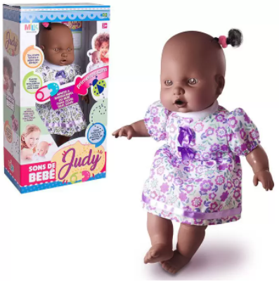 BONECA JUDY NEGRA SONS DE BEBE