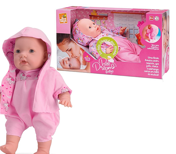 BONECA BEBE BEE DREAMS C/MECAN