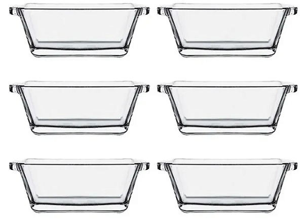 CJ TRAVESSAS VIDRO 6PCS 10,5X4