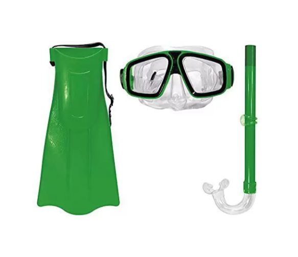 KIT MERGULHO C/SNORKEL PE DE P