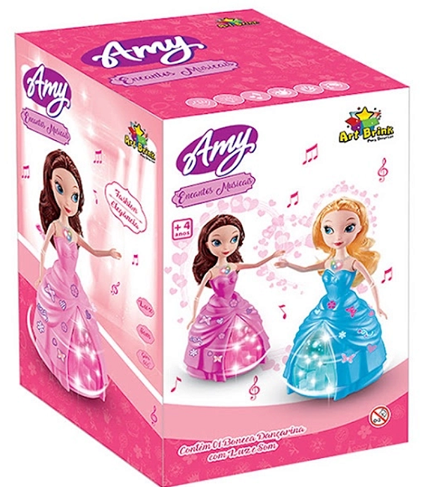 BONECA DANCARINA COM LUZ E SOM