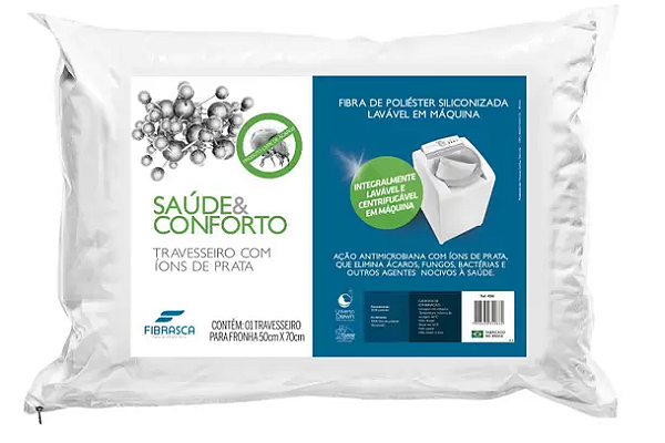 TRAV. SAUDE E CONFORTO FIBRA 50X70CM PE