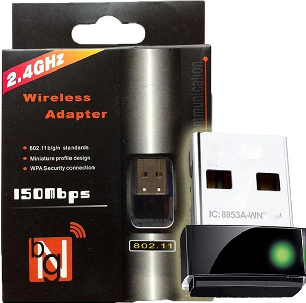 ADAPTADOR WIRELESS USB 150MBPS - BNG ROHS ASS678